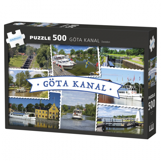 Kärnan Puslespil: Göta Kanal, Sweden 500 Brikker i gruppen PUSLESPIL / < 750 brikker hos Spelexperten (570039)