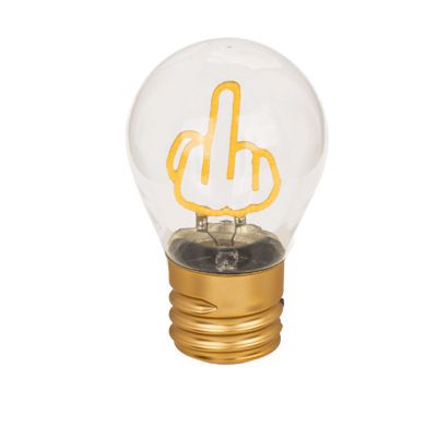 Lampe Light Bulb Middlefinger i gruppen LEGETØJ / Inventar / Lamper hos Spelexperten (579878)