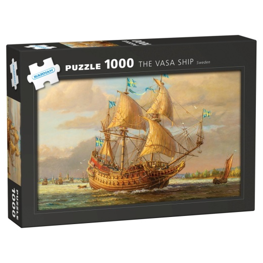 Kärnan Puslespil: The Vasa Ship 1000 Brikker i gruppen PUSLESPIL / 1000 brikker hos Spelexperten (580051)