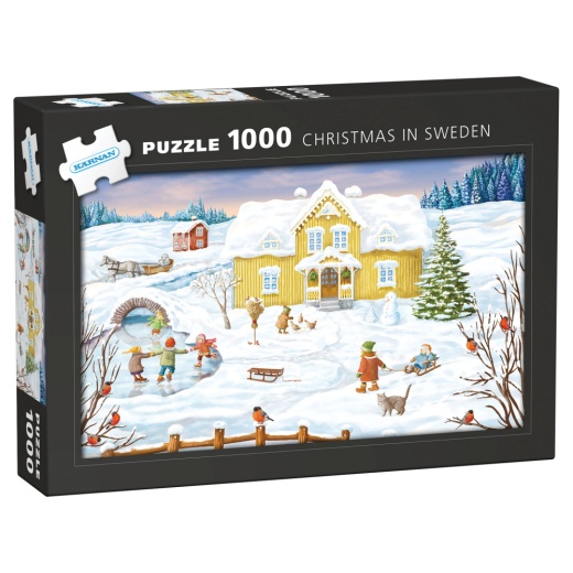 Kärnan Puslespil: Christmas in Sweden 1000 Brikker i gruppen  hos Spelexperten (580052)