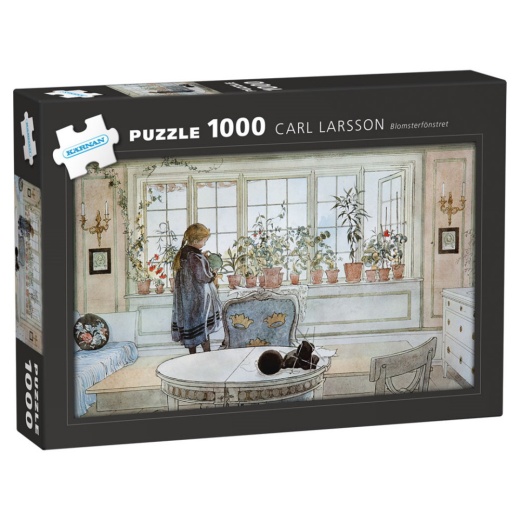 Kärnan Puslespil: Carl Larsson - Blomsterfönstret 1000 Brikker i gruppen PUSLESPIL / 1000 brikker hos Spelexperten (580065)