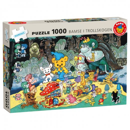 Kärnan Puslespil: Bamse i Trollskogen 1000 Brikker i gruppen PUSLESPIL / 1000 brikker hos Spelexperten (580089)