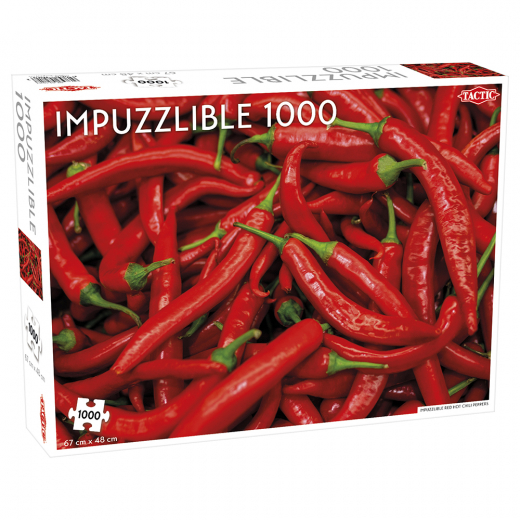 Tactic: Impuzzlible Red Hot Chili Peppers 1000 brikker i gruppen PUSLESPIL / 1000 brikker hos Spelexperten (58282)