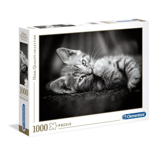 Clementoni: Kitty - 1000 brikker i gruppen PUSLESPIL hos Spelexperten (5854126)