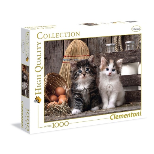 Clementoni: Lovely Kittens - 1000 brikker i gruppen PUSLESPIL hos Spelexperten (5854133)
