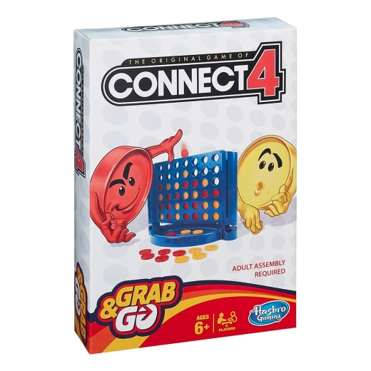 Connect 4 Grab & Go i gruppen SELSKABSSPIL / Rejsespil hos Spelexperten (5854930)