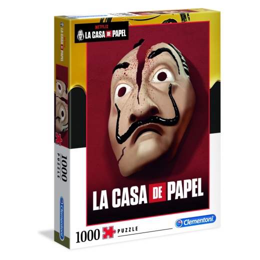 Clementoni La Casa de Papel #2 1000 Brikker i gruppen PUSLESPIL / 1000 brikker hos Spelexperten (5857333)