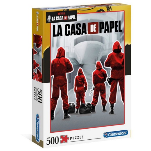 Clementoni La Casa de Papel #3 500 Brikker i gruppen PUSLESPIL / < 750 brikker hos Spelexperten (5857746)