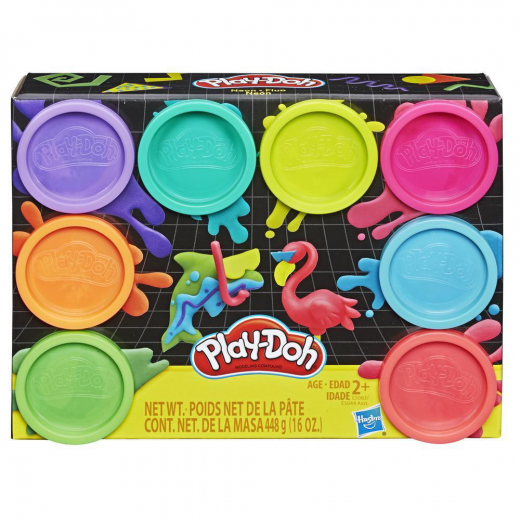 Play-Doh Neon 8-Pack i gruppen LEGETØJ / Play-Doh hos Spelexperten (5857817)
