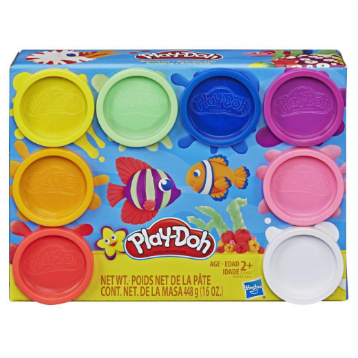 Play-Doh Rainbow 8-Pack i gruppen LEGETØJ / Play-Doh hos Spelexperten (5857818)