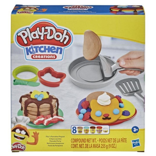 Play-Doh Flip 'n Pancakes Playset i gruppen LEGETØJ / Play-Doh hos Spelexperten (5857894)