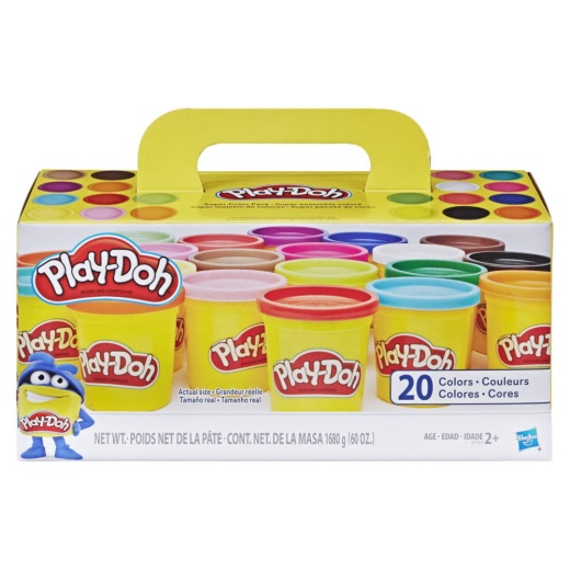 Play-Doh Super Color 20-Pack i gruppen LEGETØJ / Play-Doh hos Spelexperten (5858290)