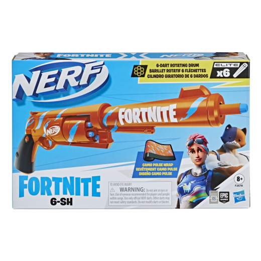 Nerf Fortnite - Fortnite 6-SH i gruppen LEGETØJ / Blasters hos Spelexperten (5858442)