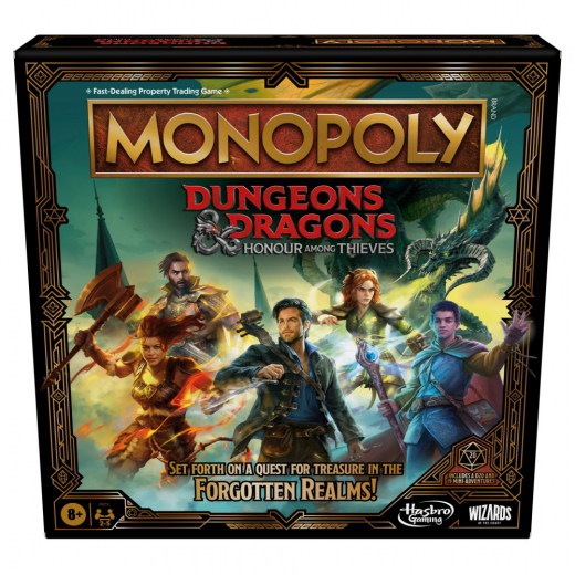 Monopoly - Dungeons & Dragons: Honour Among Thieves i gruppen SELSKABSSPIL / Familiespil hos Spelexperten (5859867)