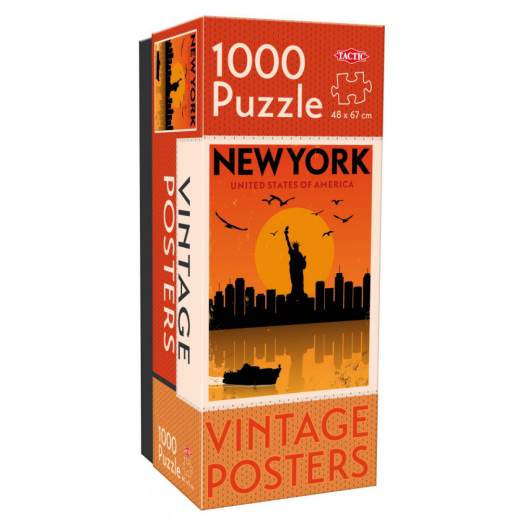 Tactic: Vintage Cities: New York 1000 brikker i gruppen PUSLESPIL / 1000 brikker hos Spelexperten (58660)