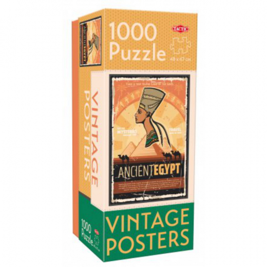 Tactic: Vintage: Ancient Egypt 1000 Brikker i gruppen PUSLESPIL / 1000 brikker hos Spelexperten (58666)