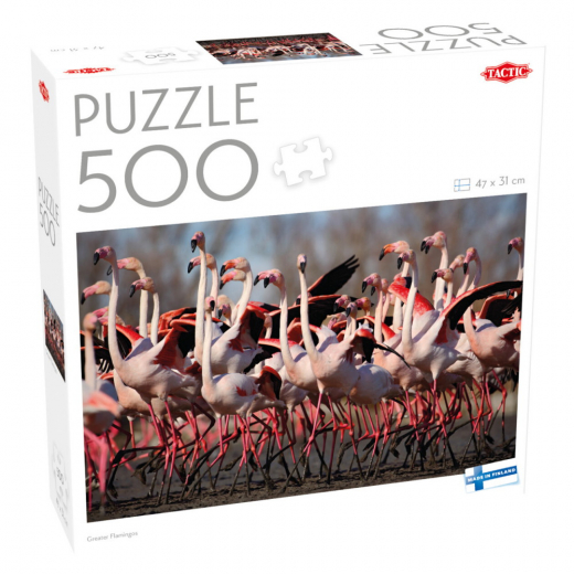 Tactic: Greater Flamingos 500 Brikker i gruppen PUSLESPIL / < 750 brikker hos Spelexperten (59215)