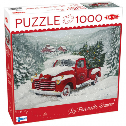 Tactic: Christmas Tree Truck 1000 brikker i gruppen PUSLESPIL / 1000 brikker hos Spelexperten (59220)