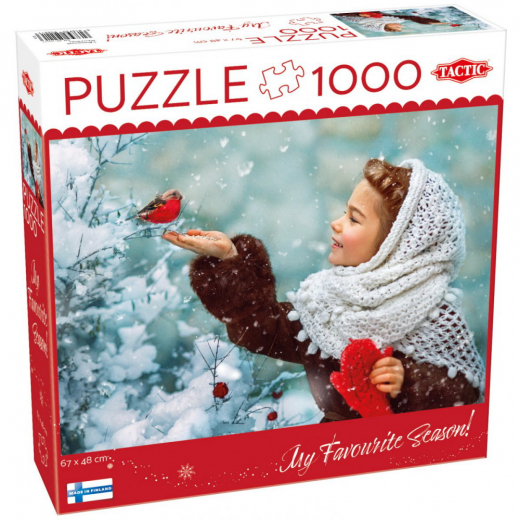 Tactic: Girl with Red Mittens 1000 brikker i gruppen PUSLESPIL / 1000 brikker hos Spelexperten (59221)