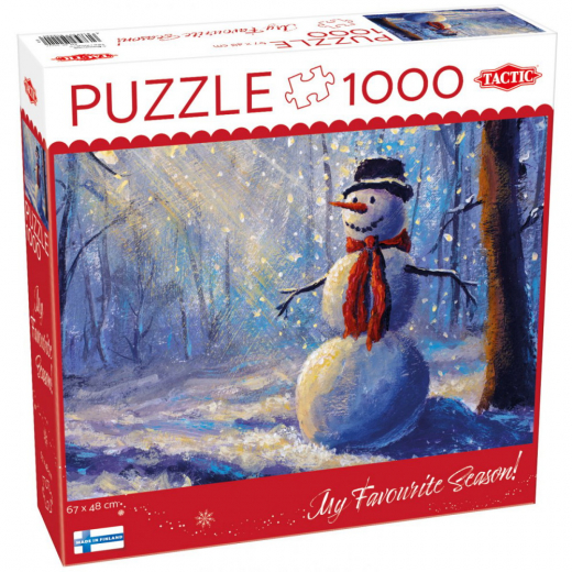 Tactic: Happy Snowman 1000 brikker i gruppen PUSLESPIL / 1000 brikker hos Spelexperten (59222)
