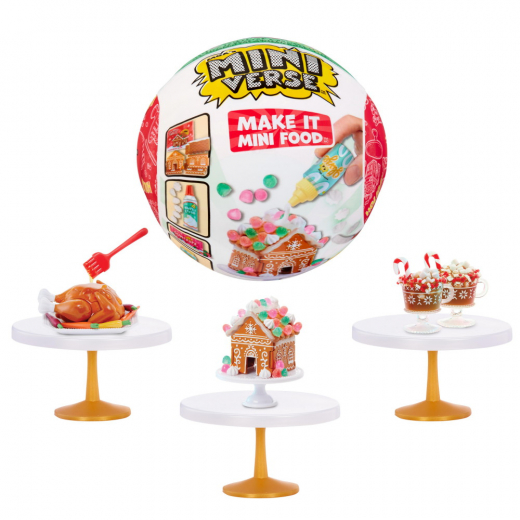 Miniverse Make It Mini Food: Holiday Series 1 i gruppen LEGETØJ / Figurer og legesæt hos Spelexperten (593782)
