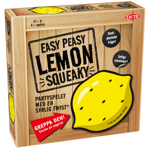 Easy Peasy Lemon Squeaky (Swe) i gruppen SELSKABSSPIL / Familiespil hos Spelexperten (59845)