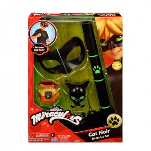 Miraculous - Cat Noir Dress Up Set i gruppen LEGETØJ / Rollespil / Klæde sig ud hos Spelexperten (60-50603)