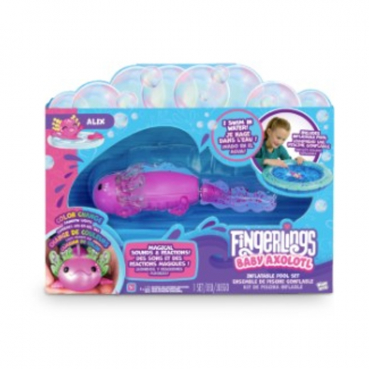 Fingerlings Interaktiv Magenta glitter Pool i gruppen LEGETØJ / Interaktivt legetøj hos Spelexperten (602032)