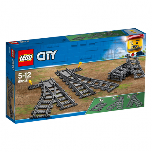 LEGO City - Skiftespor i gruppen LEGETØJ / LEGO / LEGO City hos Spelexperten (60238)