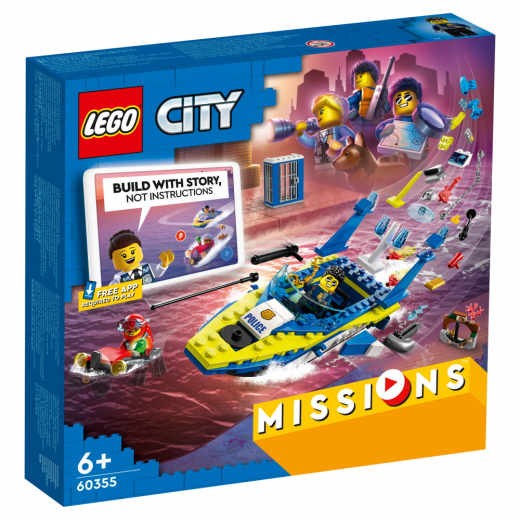 LEGO City - Opgave med søpolitiet i gruppen LEGETØJ / LEGO / LEGO City hos Spelexperten (60355)
