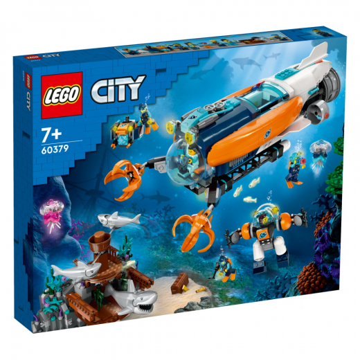 LEGO City - Havforsker og ubåd i gruppen LEGETØJ / LEGO / LEGO City hos Spelexperten (60379)