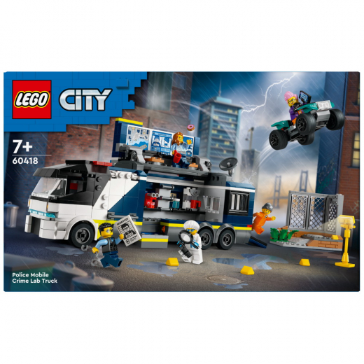LEGO City - Politiets mobile kriminallaboratorium i gruppen LEGETØJ / LEGO / LEGO City hos Spelexperten (60418)