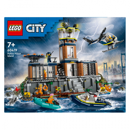 LEGO City - Politiets fængselsø i gruppen LEGETØJ / LEGO / LEGO City hos Spelexperten (60419)
