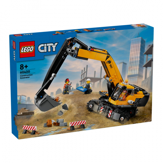 LEGO City - Gul gravemaskine i gruppen LEGETØJ / LEGO / LEGO City hos Spelexperten (60420)