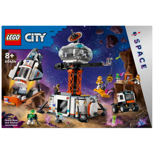 LEGO City - Rumbase og raketaffyringsrampe i gruppen LEGETØJ / LEGO / LEGO City hos Spelexperten (60434)