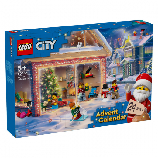 LEGO® City Adventskalender 2024 i gruppen LEGETØJ / LEGO / LEGO adventskalender hos Spelexperten (60436)