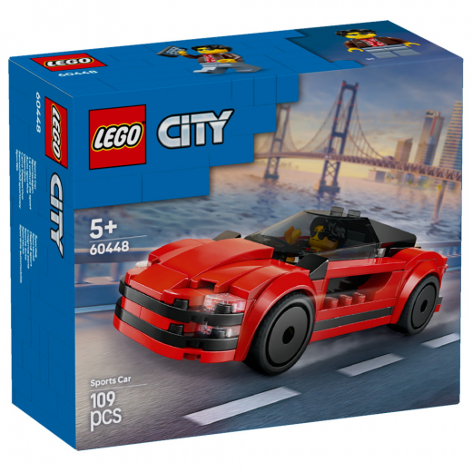 LEGO City - Rød sportsvogn i gruppen LEGETØJ / LEGO / LEGO City hos Spelexperten (60448)
