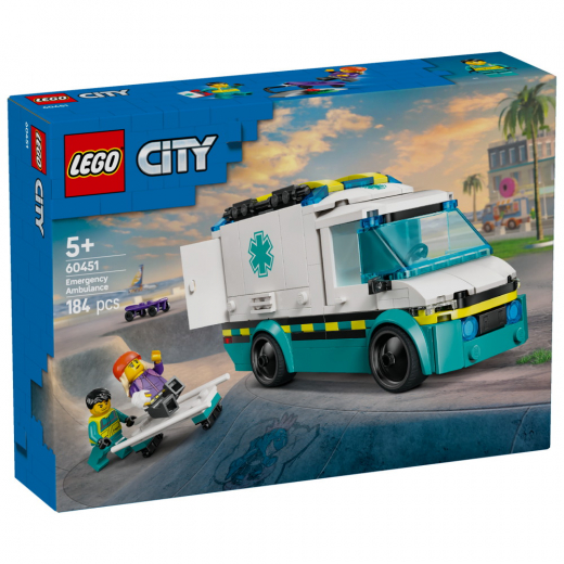 LEGO City - Ambulance i gruppen LEGETØJ / LEGO / LEGO City hos Spelexperten (60451)
