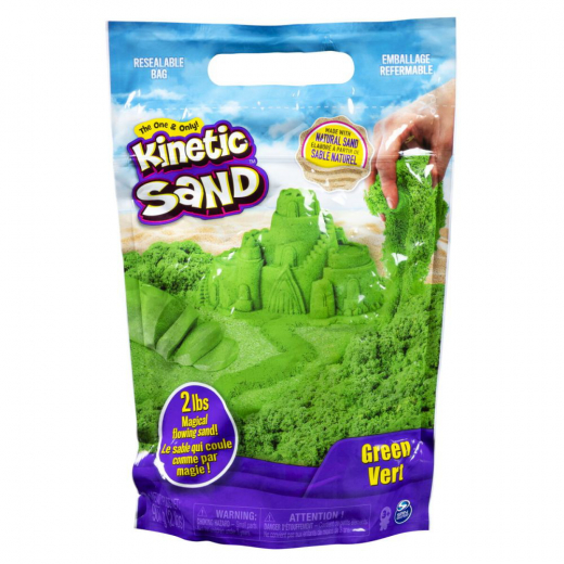 Kinetisk Sand - Grøn i gruppen LEGETØJ / Skab & mal / Kinetic Sand hos Spelexperten (6046035-1)