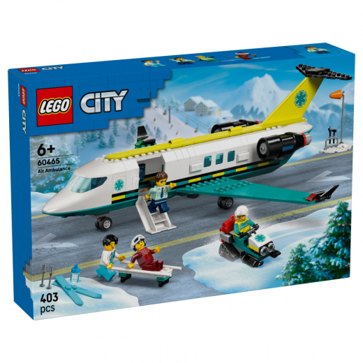 LEGO City - Ambulancefly i gruppen LEGETØJ / LEGO / LEGO City hos Spelexperten (60465)