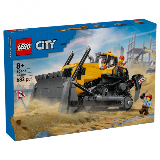 LEGO City - Gul bulldozer i gruppen LEGETØJ / LEGO / LEGO City hos Spelexperten (60466)