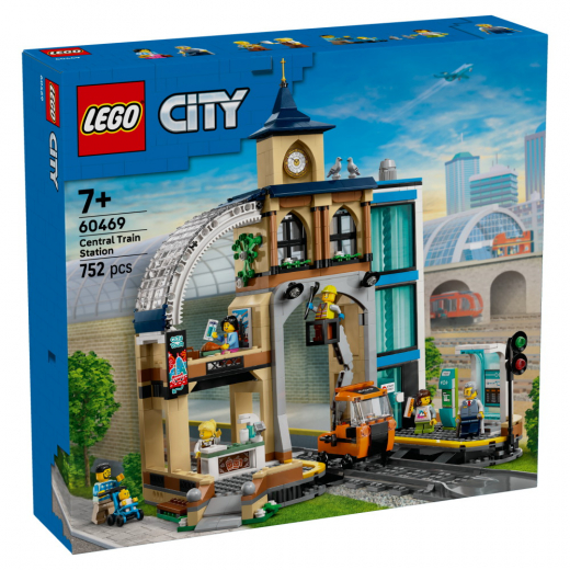 LEGO City - Hovedbanegård i gruppen LEGETØJ / LEGO / LEGO City hos Spelexperten (60469)