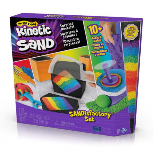 Kinetisk Sand - SANDisfactory Set i gruppen LEGETØJ / Skab & mal hos Spelexperten (6061654)