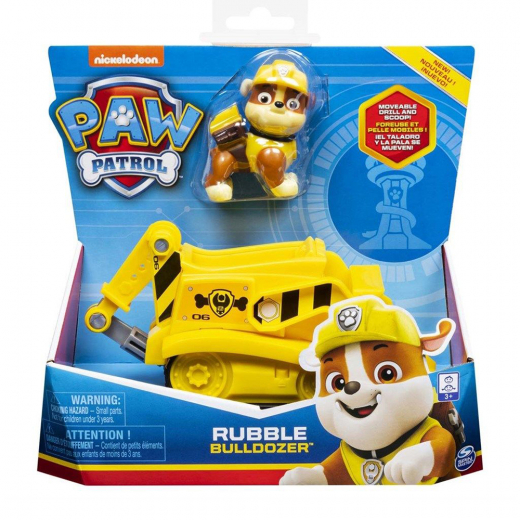 Paw Patrol - Rubble Bulldozer i gruppen LEGETØJ / Figurer og legesæt / Paw Patrol hos Spelexperten (6061794)