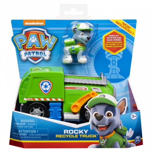 Paw Patrol - Rocky Recycle Truck i gruppen LEGETØJ / Figurer og legesæt / Paw Patrol hos Spelexperten (6061804)