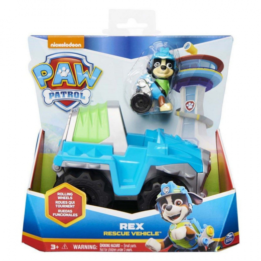 Paw Patrol - Rex Rescue Vehicle i gruppen LEGETØJ / Figurer og legesæt / Paw Patrol hos Spelexperten (6063452)