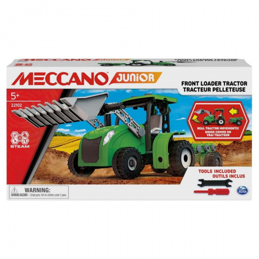 Meccano JR - Traktor i gruppen LEGETØJ / Byggeklodser / Meccano hos Spelexperten (6064178)