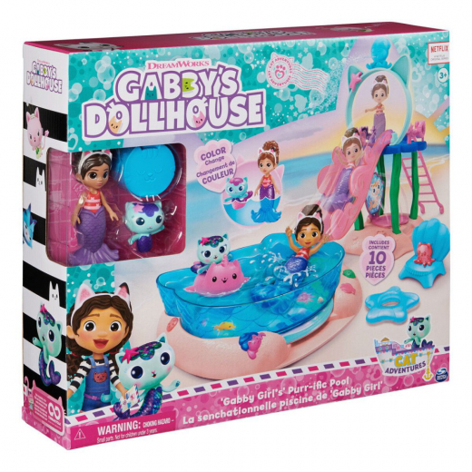 Gabby's Dollhouse - Pool Legesæt i gruppen LEGETØJ / Figurer og legesæt / Gabby's Dollhouse hos Spelexperten (6065498)