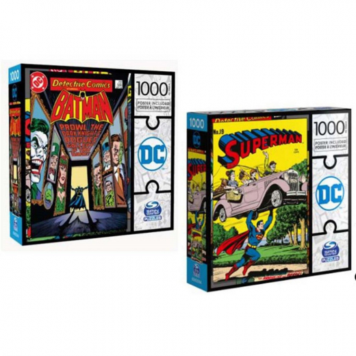 DC Comics Puslespil - 2x1000 Brikker i gruppen Nyheder hos Spelexperten (6065686)