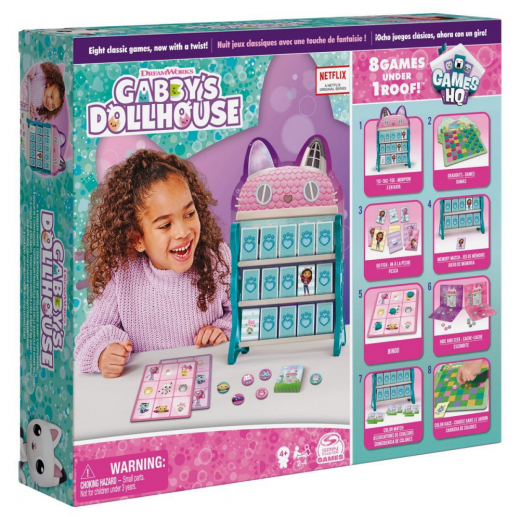 Gabby's Dollhouse - 8-i-1 spil i gruppen SELSKABSSPIL / Børnespil hos Spelexperten (6065857)